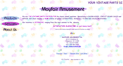 Desktop Screenshot of mayfairamusement.com